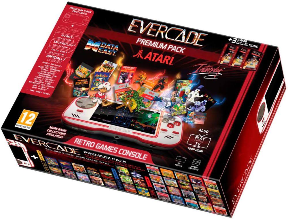 Evercade Premium Pack Includes 3 Cartridges Collections S47946