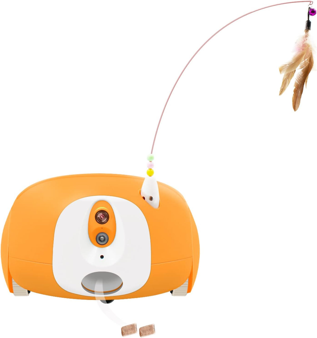 1080P HD Pet Camera Robot with Treat Dispenser Q826