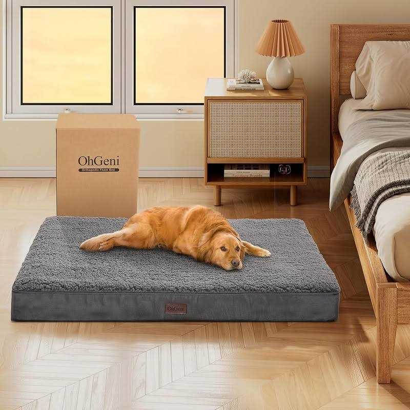 Orthopedic Dog Bed with Egg Foam and Non-Slip Bottom Z119604