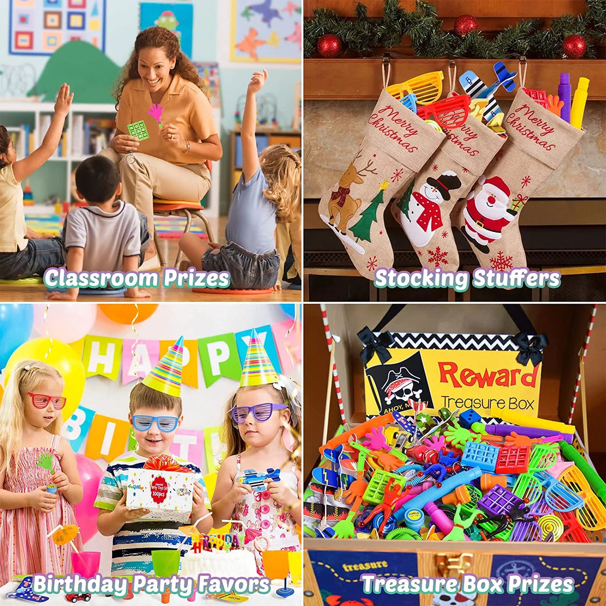 100 Pc Assorted Party Toys Set W82998