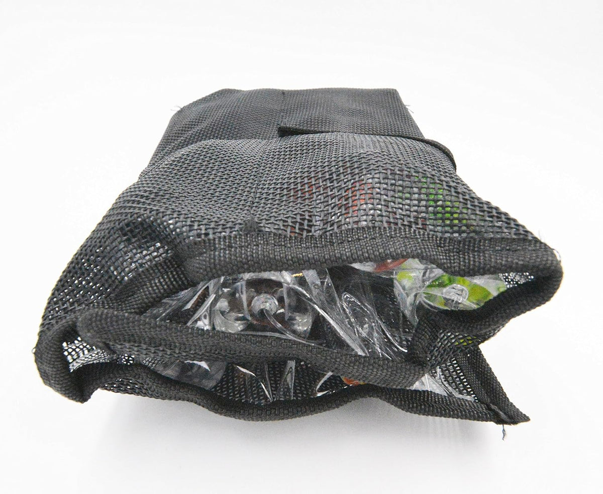 Fishing Lure Set of 6 Saltwater Skirted Lures with Black Bag Q1141
