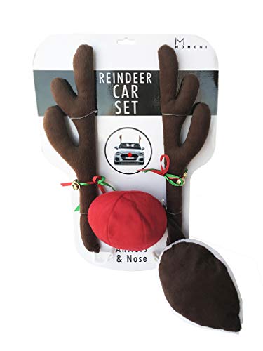 Reindeer Car Kit Antlers Nose Tail Christmas Decoration N632501
