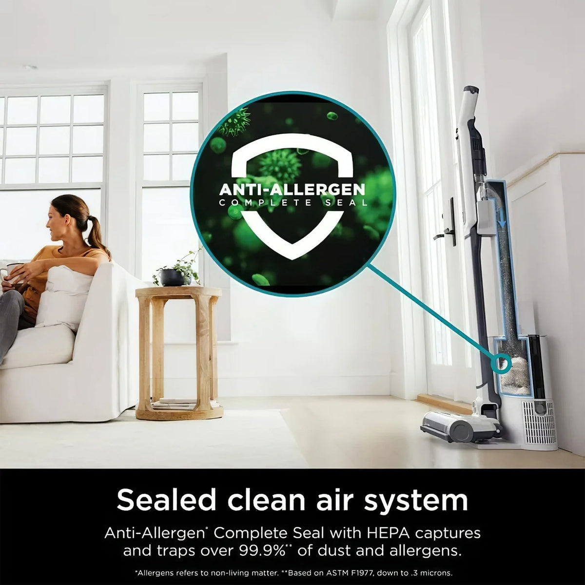 Cordless Stick Vacuum Cleaner with HEPA Self-Empty Base A5124
