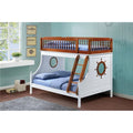 Twin & Full Size Malaysian Hardwood Bunk Bed B26445