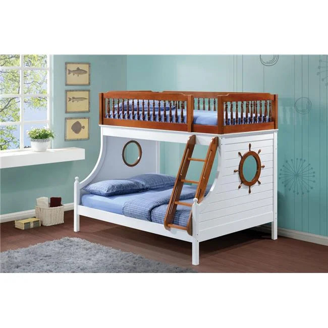 Twin & Full Size Malaysian Hardwood Bunk Bed B26445