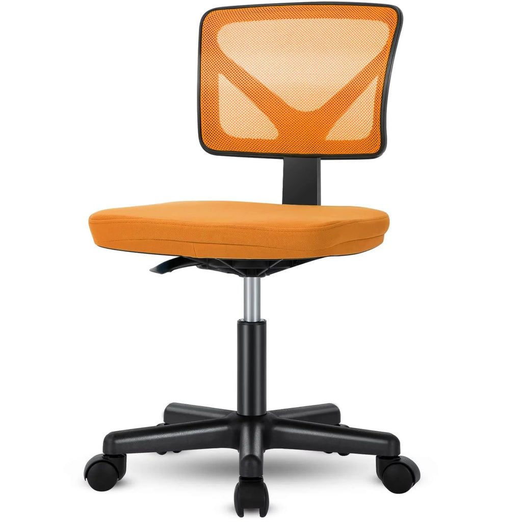 Ergonomic Office Chair with Wheels, Orange A390
