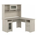 L Shaped Computer Desk with Hutch T562