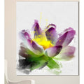 Purple Lotus Flower Canvas Art Print T285060
