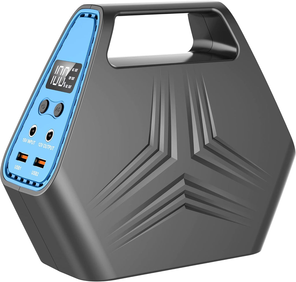 146Wh Portable Power Station with AC Outlet, DC Port, QC 3.0 USB Port O677735