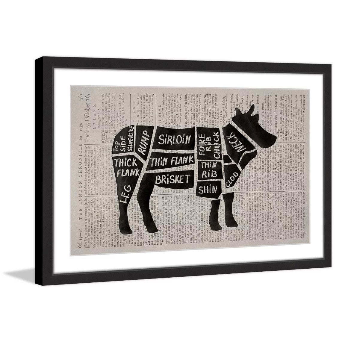 Framed Painting Print S505