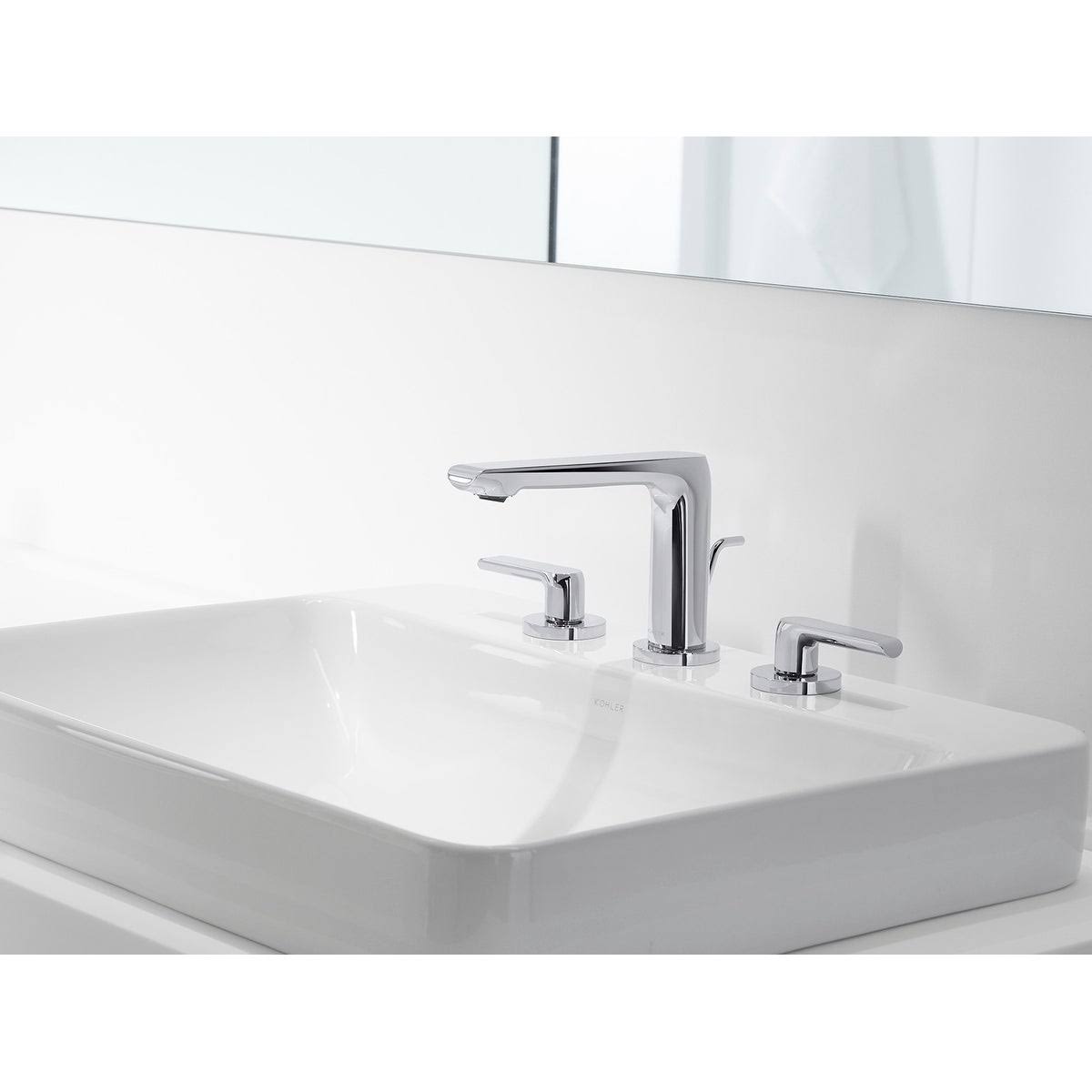 Matte Black Bathroom Sink Handles with Lever Design I649