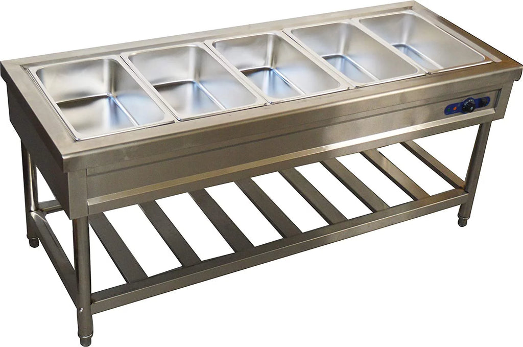 5 Pan Food Warmer Stove with Bracket W944