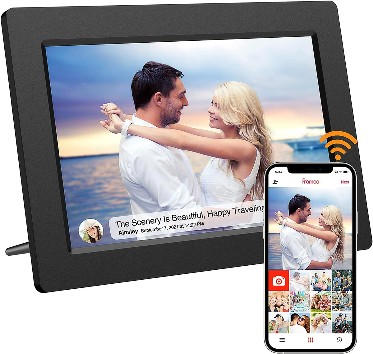 10.1 Inch WiFi Digital Photo Frame with IPS Touch Screen V14552