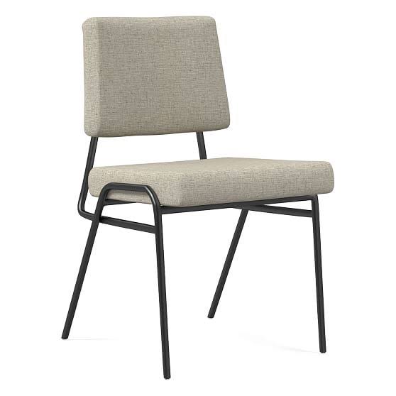 Taupe Antique Bronze Wire Frame Dining Chair I708323