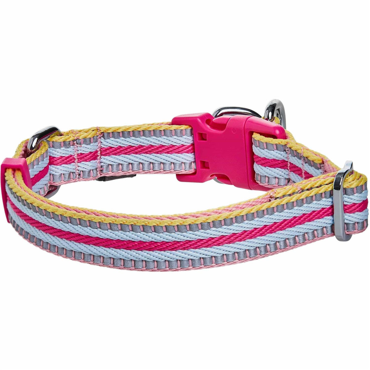 Multi-Colored Stripe Dog Collar N71305