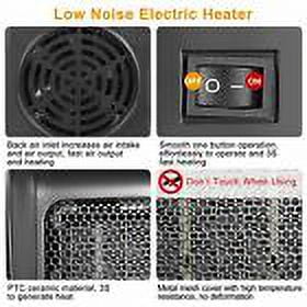 500W Mini Ceramic Electric Heater F11589