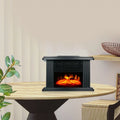 Portable Electric Fireplace Heater Adjustable 3D Flame Y208198