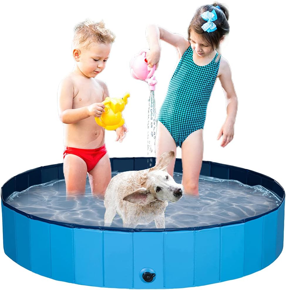 Foldable Dog Pet Swimming Pool of Hard PVC Plastic P196411
