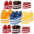 12 Pcs Simulated Mini Cake Ornaments Desserts Model H125