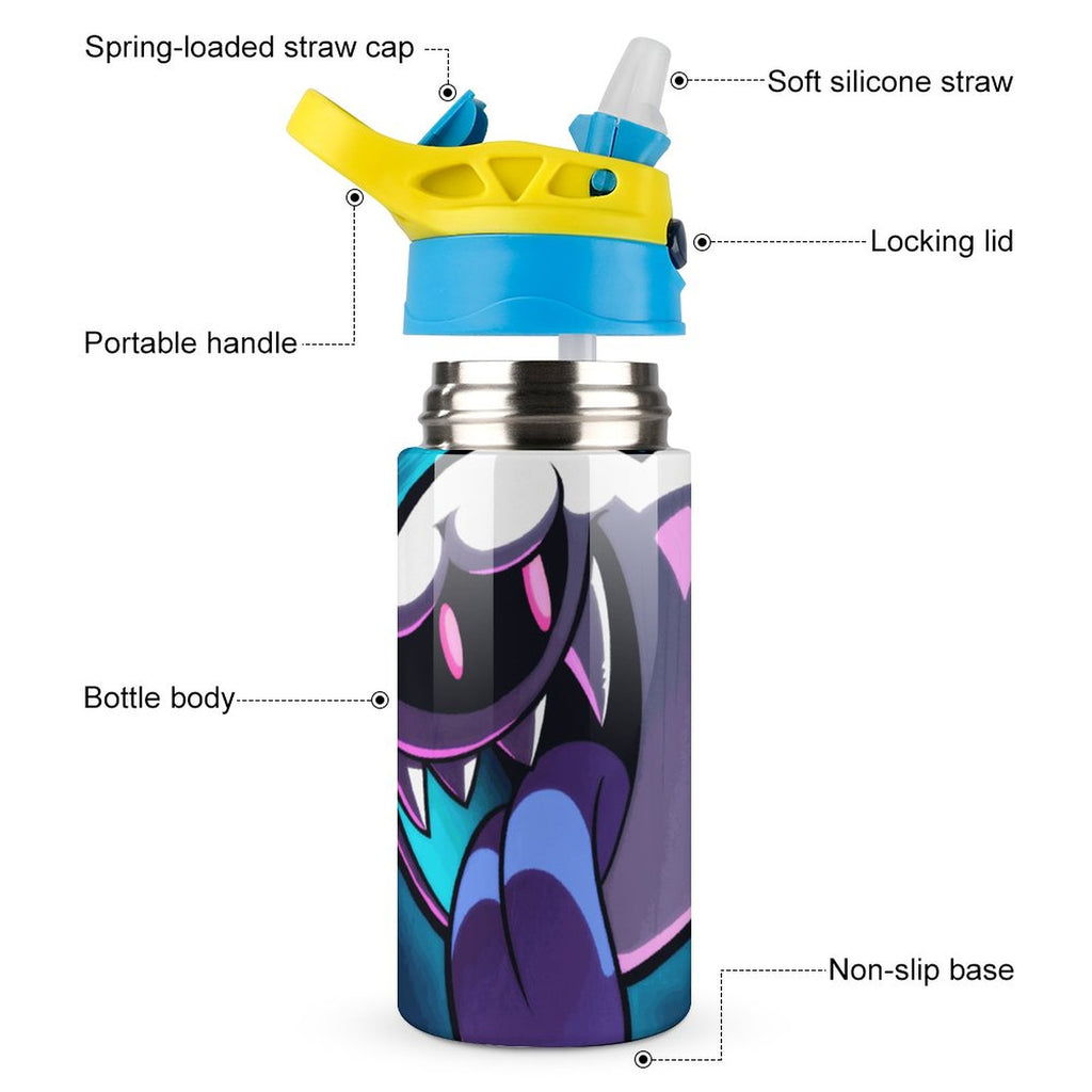 Insulated Stainless Steel Water Bottle with Straw E96192