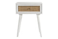 White 1-Drawer Nightstand Y272340