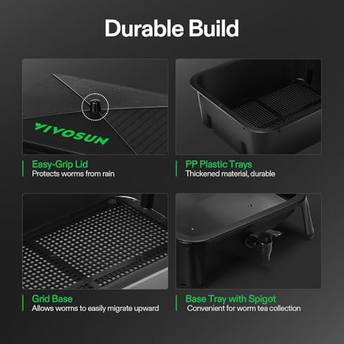 5-Layer 50L Worm Compost Bin I59869