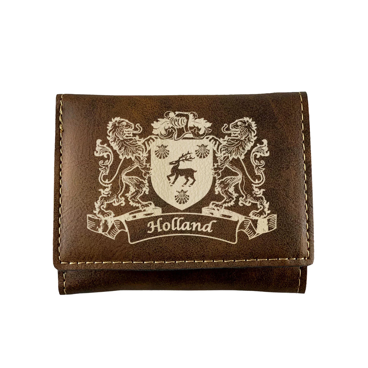 Irish Coat of Arms Leather Wallet K2976