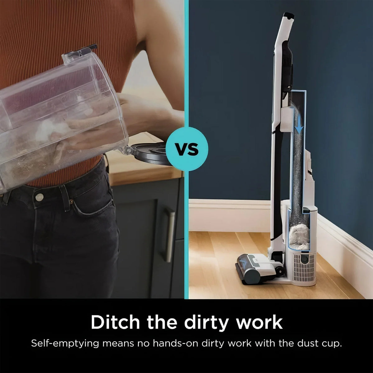 Cordless Stick Vacuum Cleaner with HEPA Self-Empty Base A5124