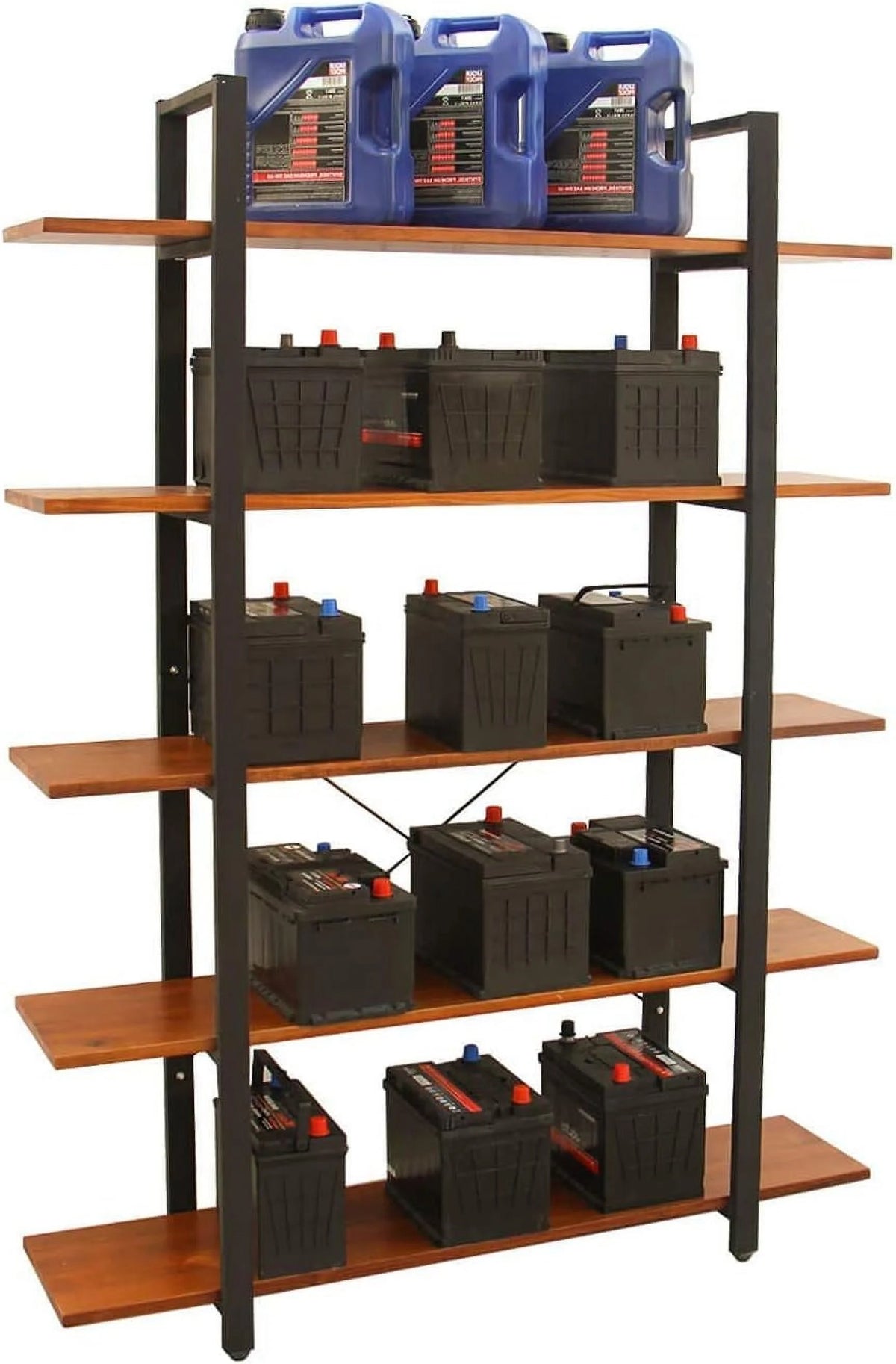 5 Tier Solid Wood Bookshelf A818153