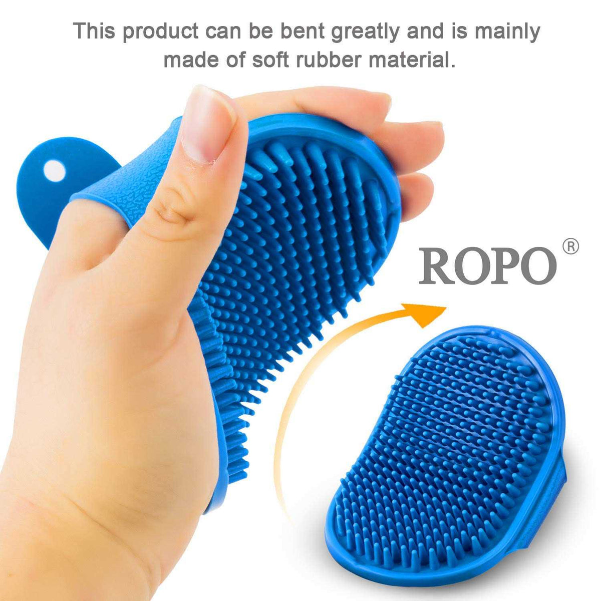 Dog Grooming Brush, Pet Shampoo Bath Brush 2pcs K94383