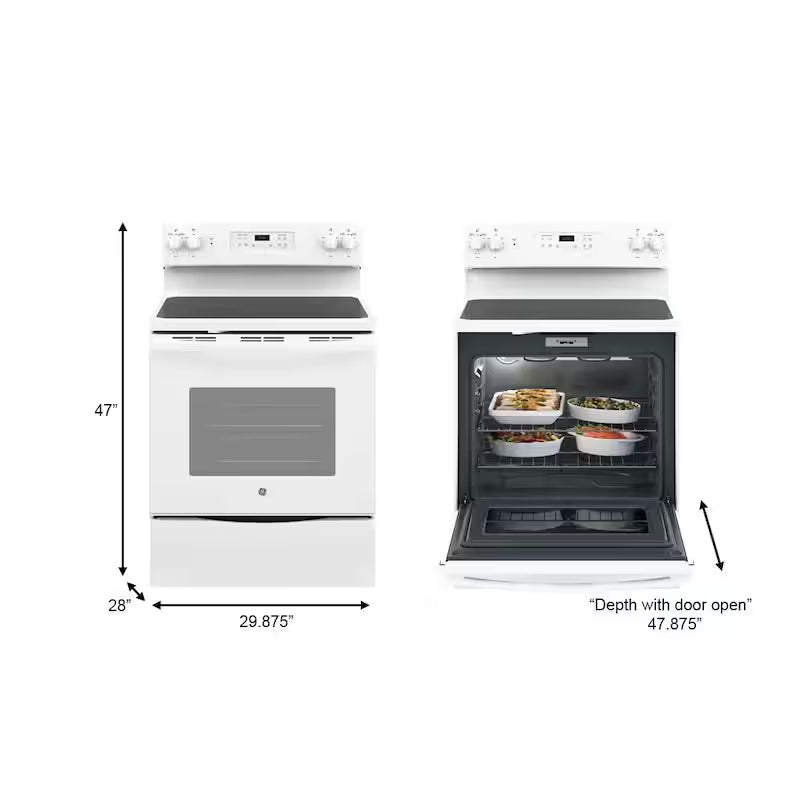 5.3 cu. ft. Freestanding Electric Range in White N760183
