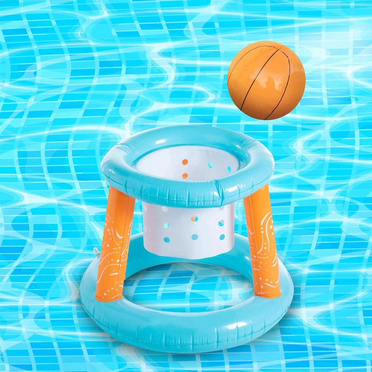Inflatable Swimming Pool Volleyball Set with Balls Q89586