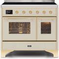 Antique White Induction Range with Electric Oven A7275