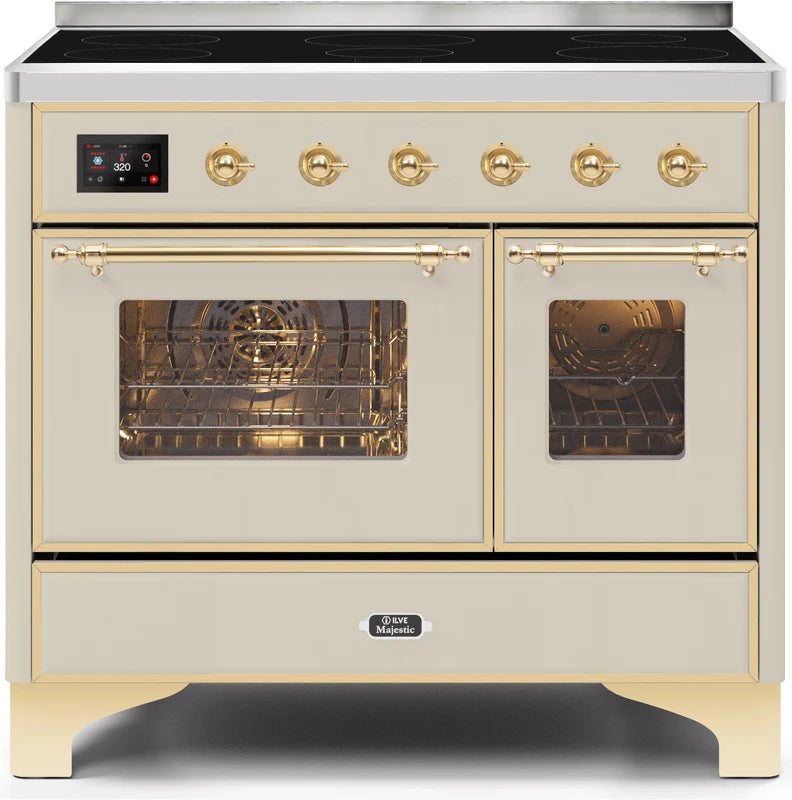 Antique White Induction Range with Electric Oven A7275