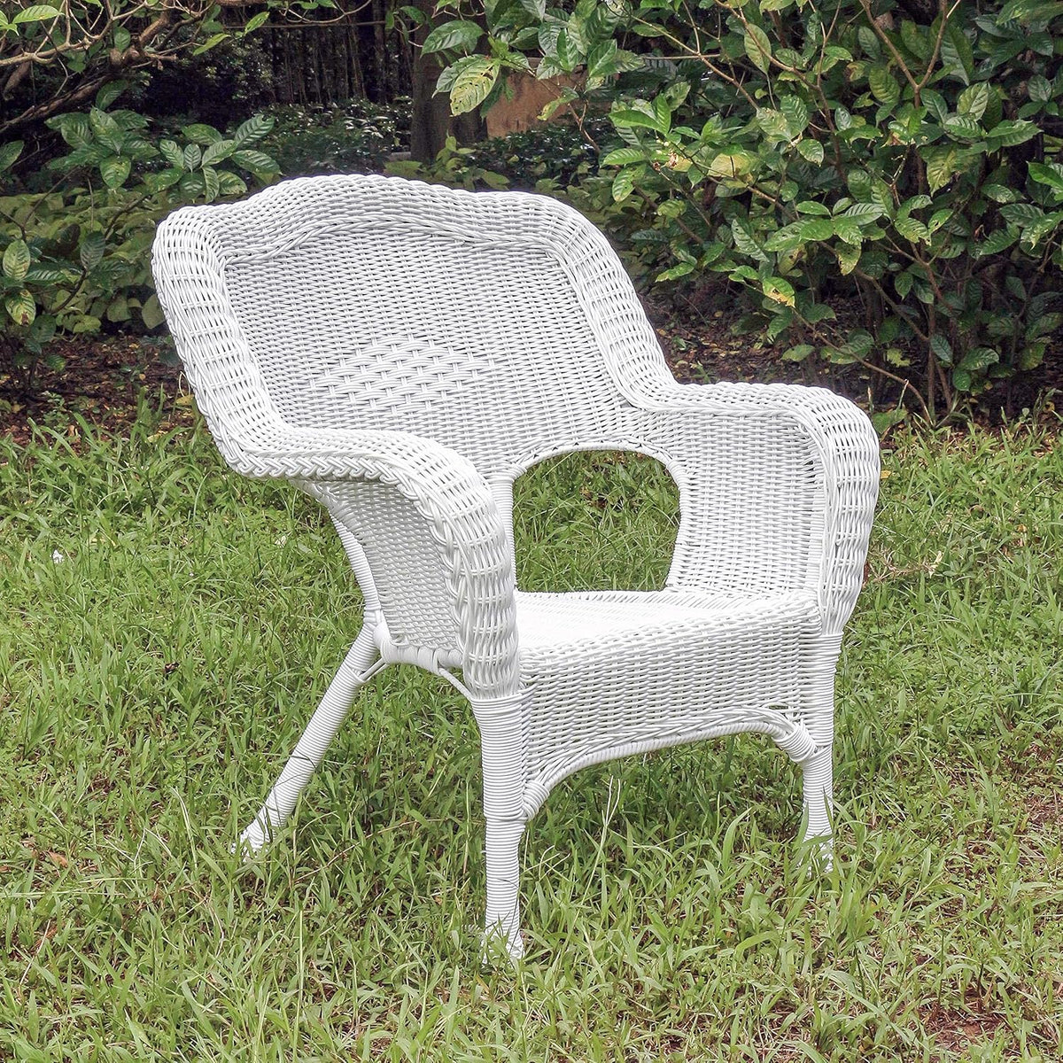 Camelback Resin Wicker Patio Chairs (Set of 2) V3002