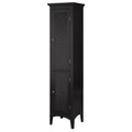2-Door Linen Tower in Dark Espresso C454616