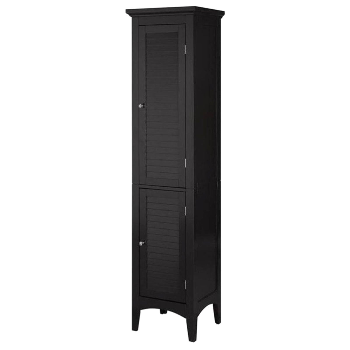2-Door Linen Tower in Dark Espresso C454616