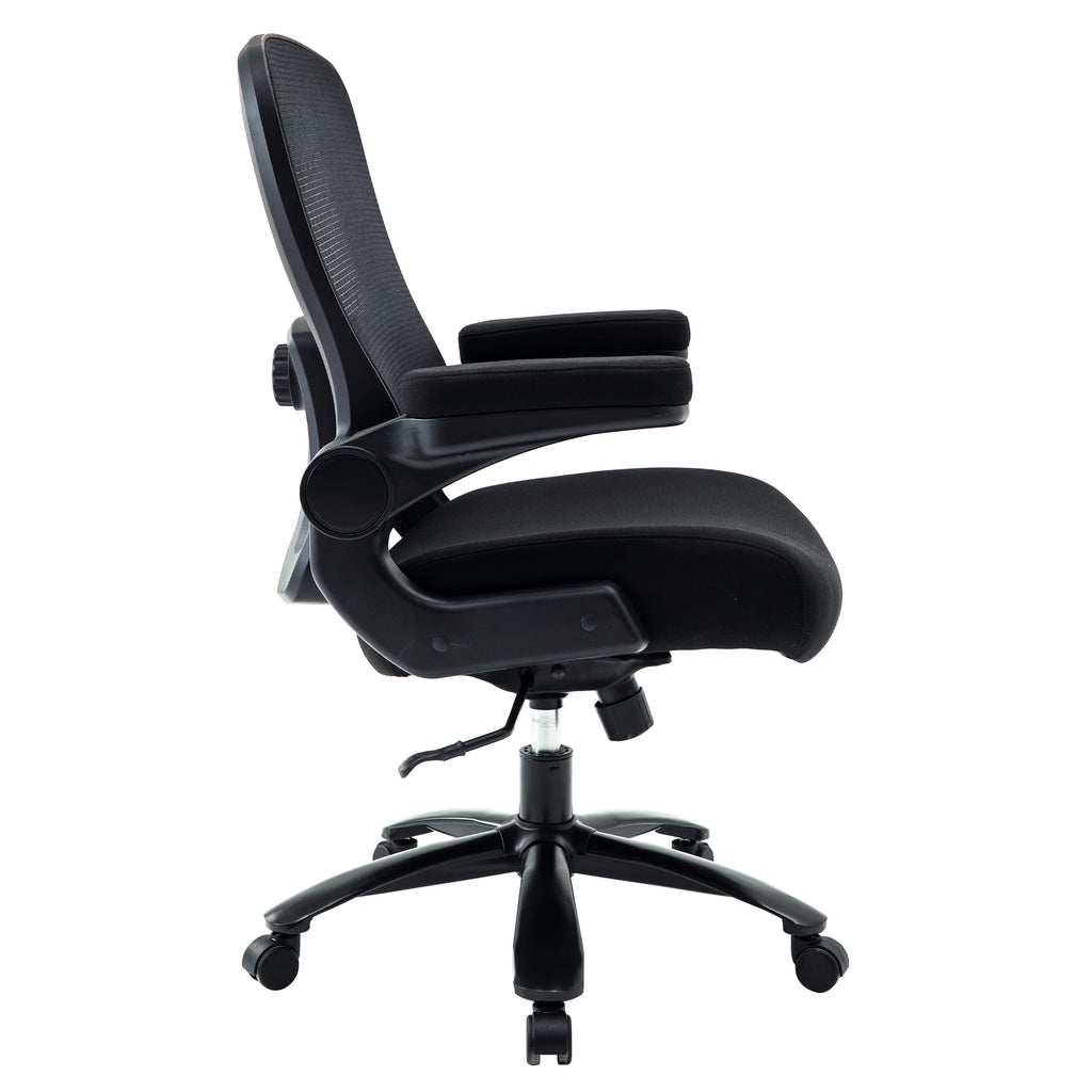 Black Mesh Office Chair with Adjustable Lumbar Support C208735