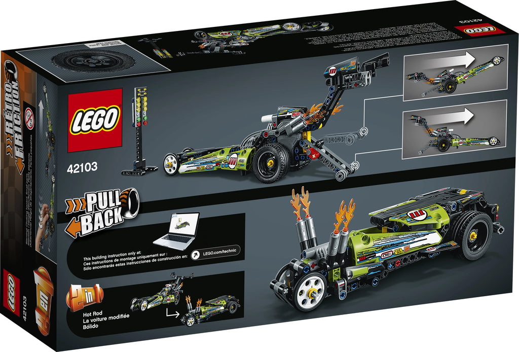 Pull-Back Racing Toy Building Kit 225 pieces W5738