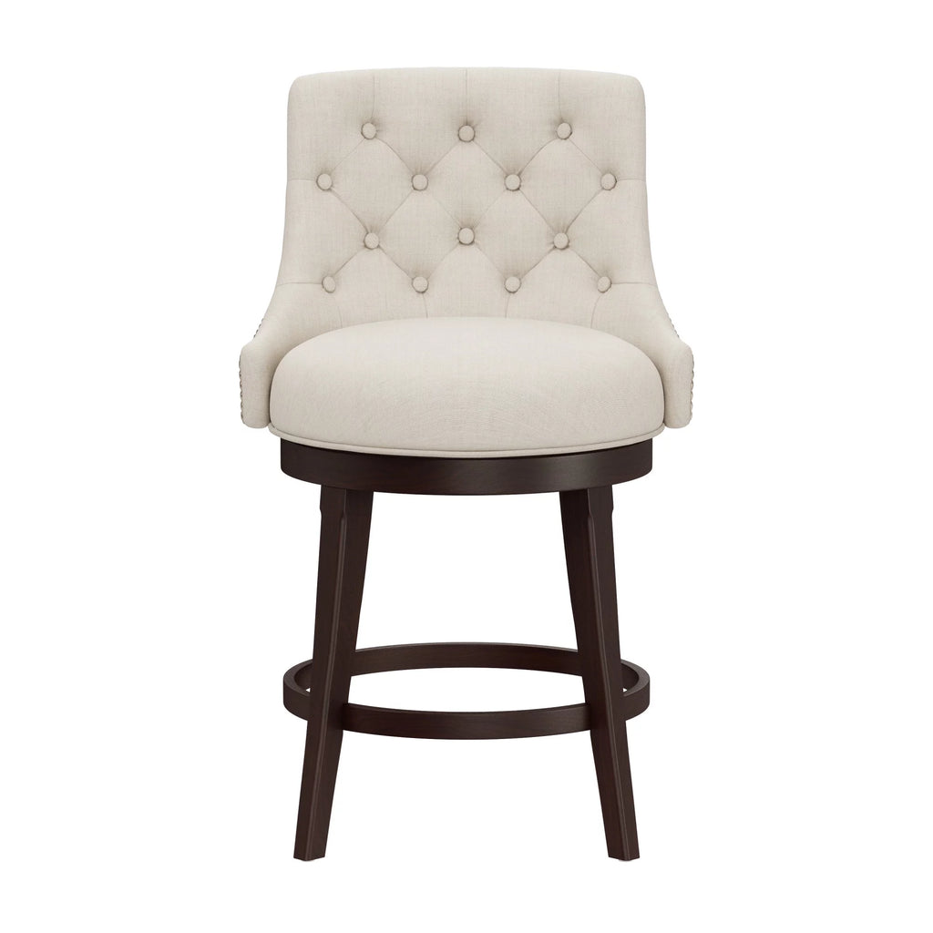 Wood Counter Height Swivel Stool J242040