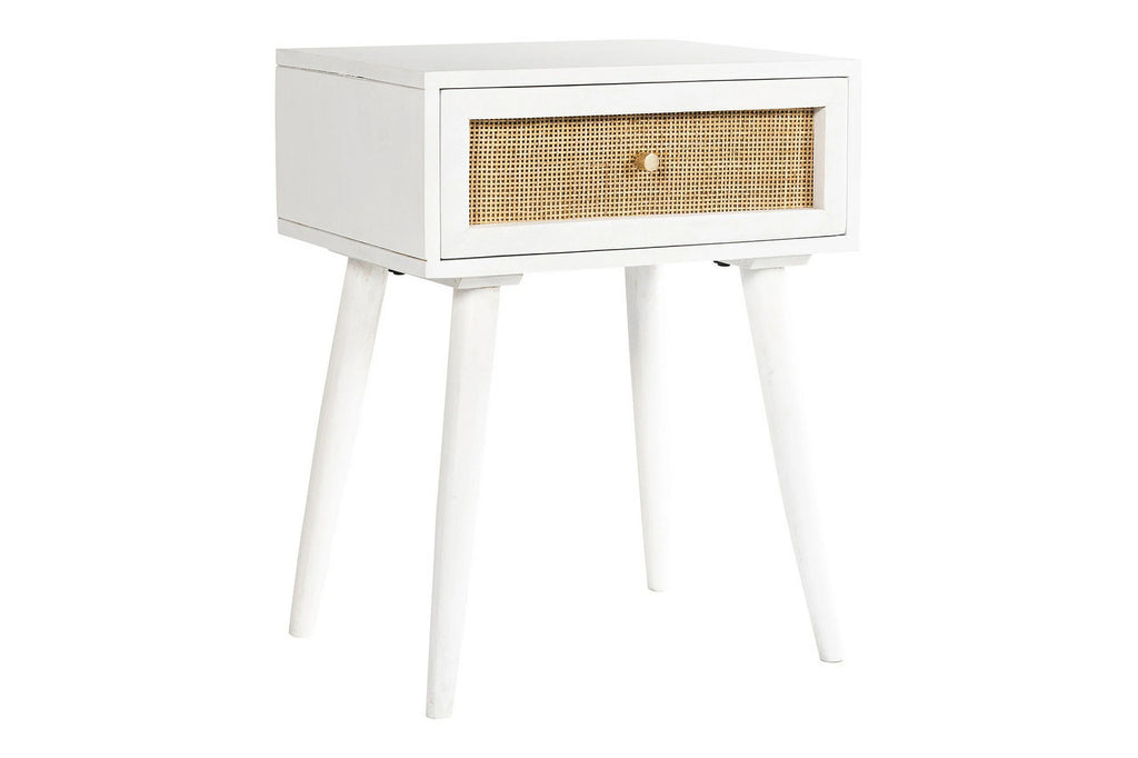 White 1-Drawer Nightstand Y272340