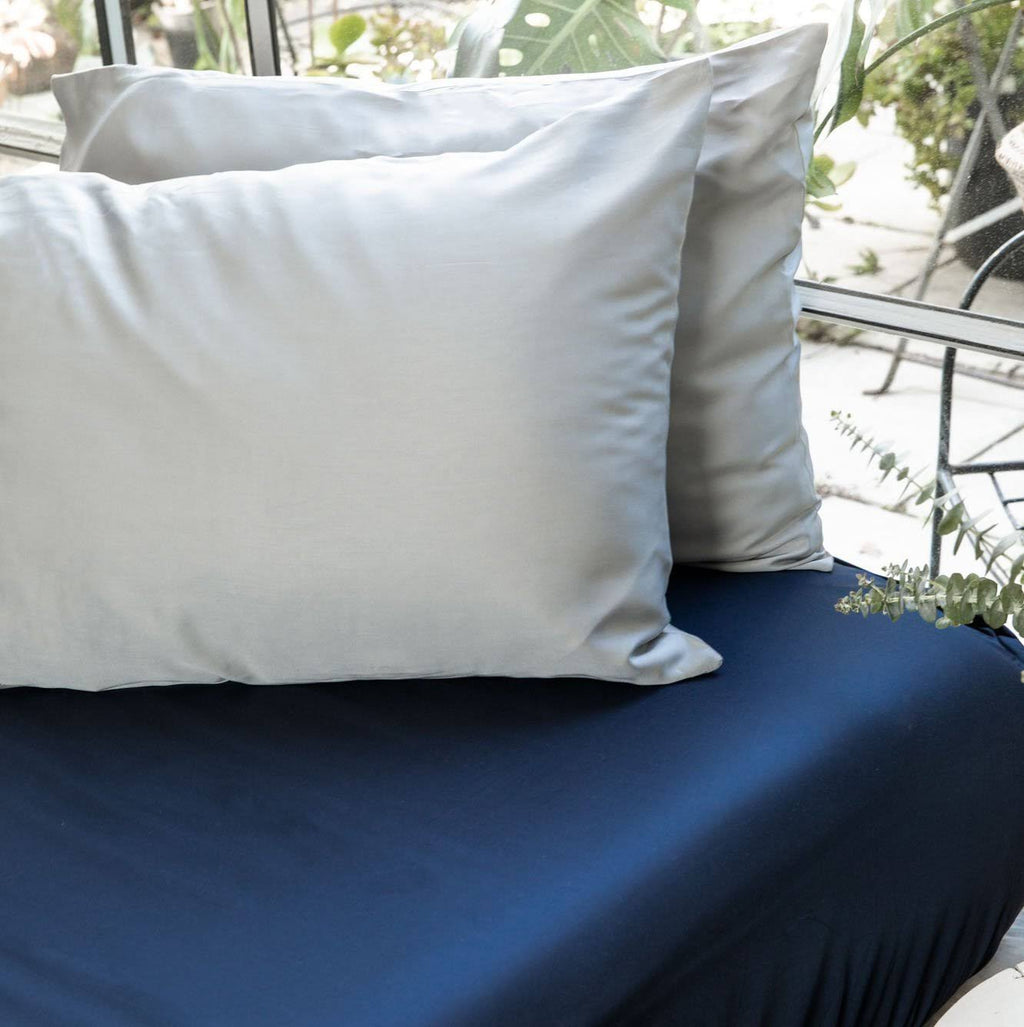 King Grey Bamboo Lyocell Fitted Sheet F274339