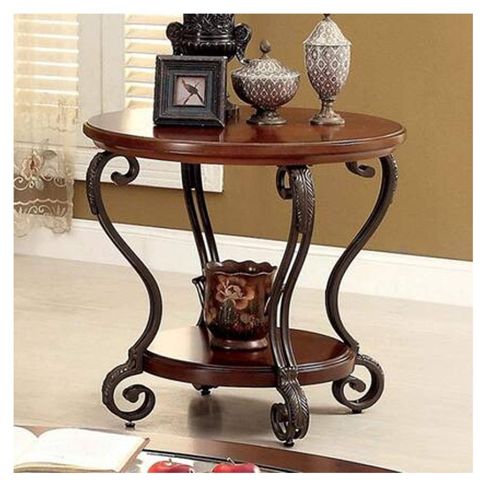 Brown Cherry End Table S376