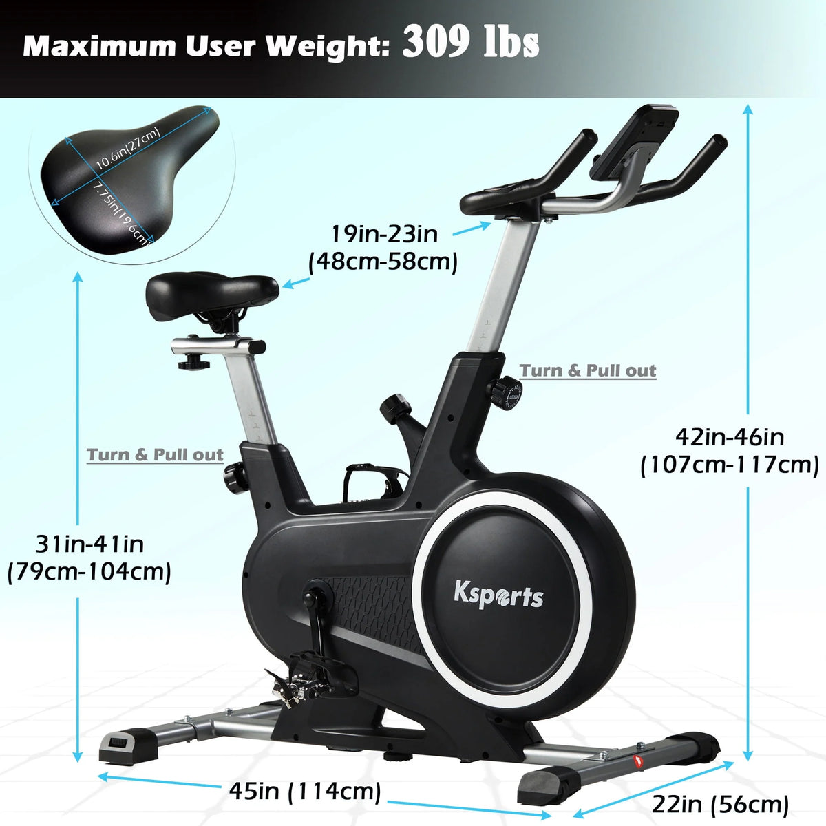 Wool Felt Resistance Exercise Bike N283