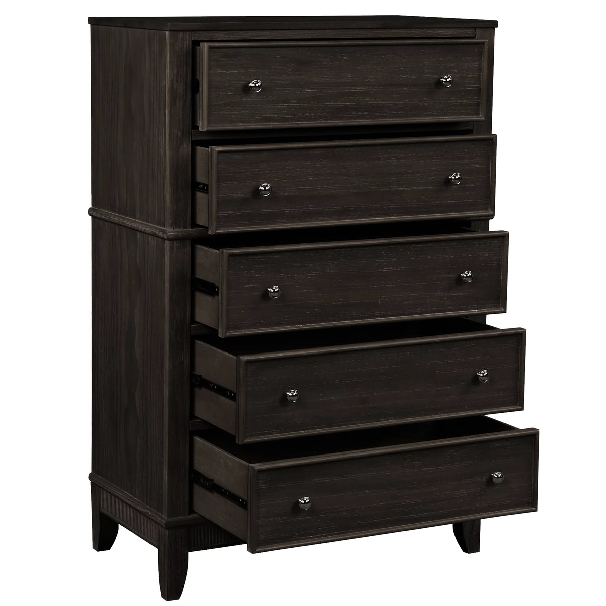 5 Drawers Solid Wood Chest P607