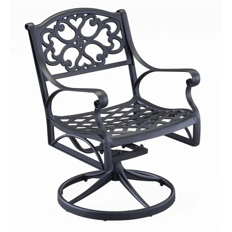 Brown Aluminum Outdoor Dining Table W15642
