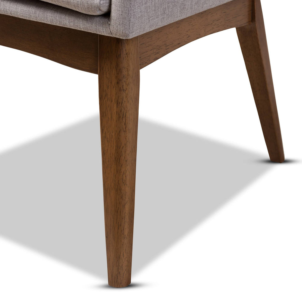 Grey/Beige Dining Armchair, Set of 2 Z46339