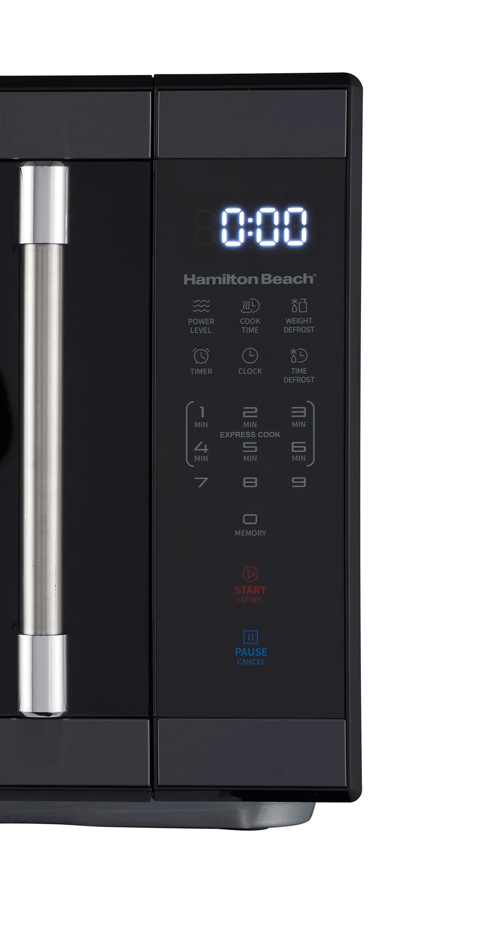 1.1 cu. ft. 1000 Watts Black Stainless Steel Microwave Oven P512013