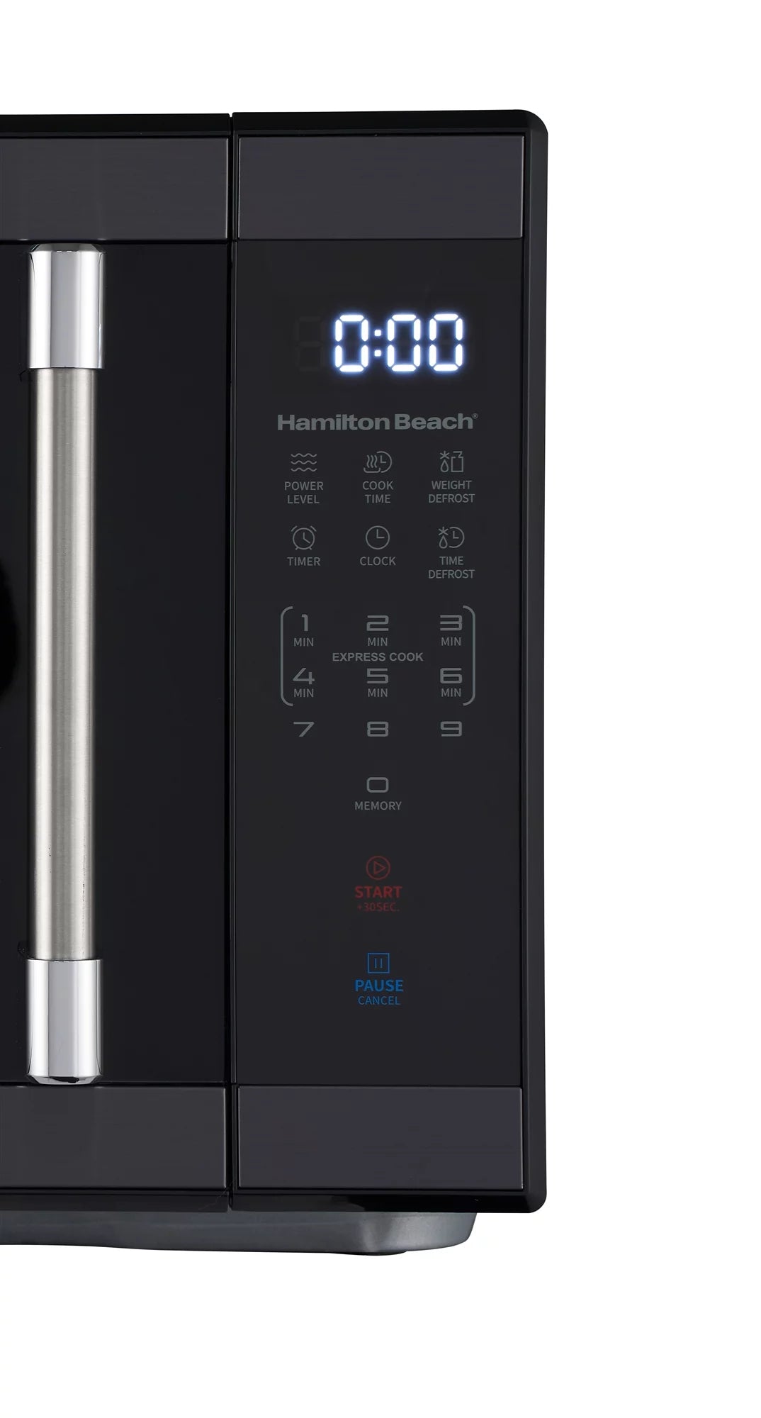 1.1 cu. ft. 1000 Watts Black Stainless Steel Microwave Oven P512013