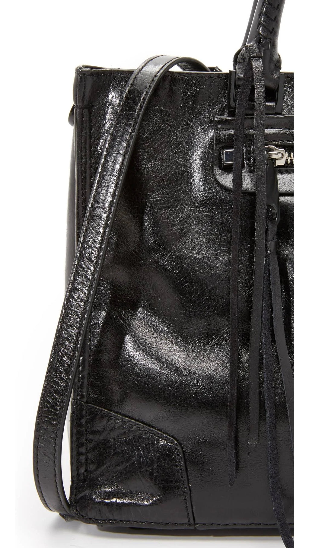 Black Satchel Tote G8589